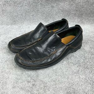 Cole Haan Men’s 10.5 Black Leather Slip On Casual Loafers Shoes